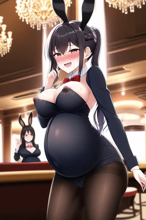 バニー妊婦さんのの産休まで 8