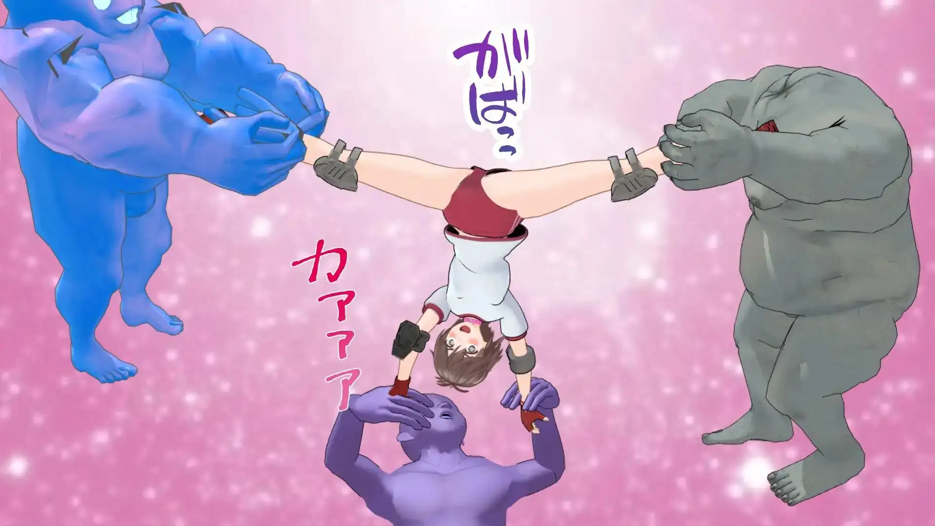 ブルマ格闘少女マイ パンチラ格闘娘vs強○レ○プ魔の画像4