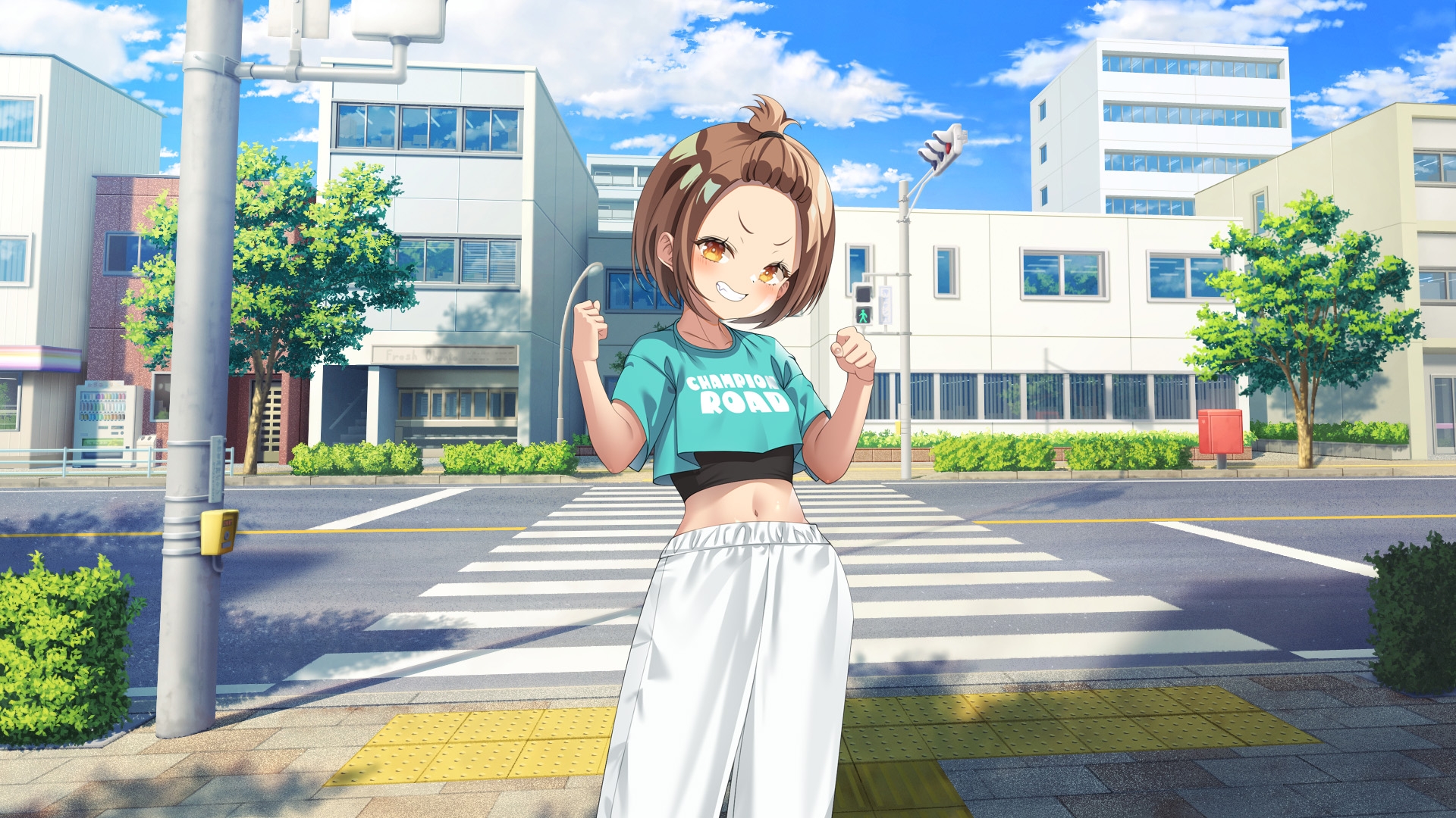 女子学生立ち絵素材09-A 私服編【表情17種】