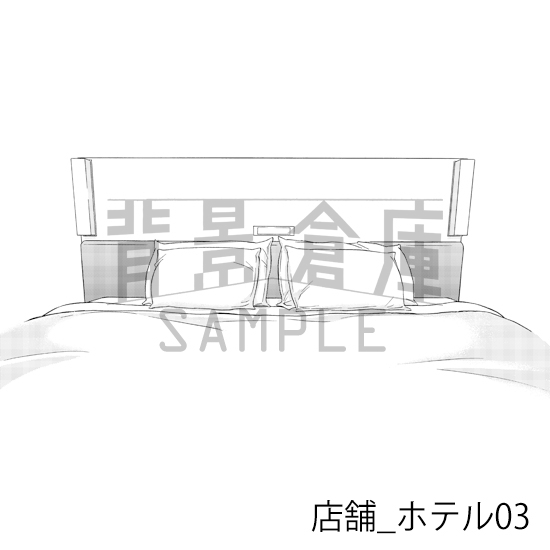 【トーンつき】店舗_背景素材集6(ホテル)