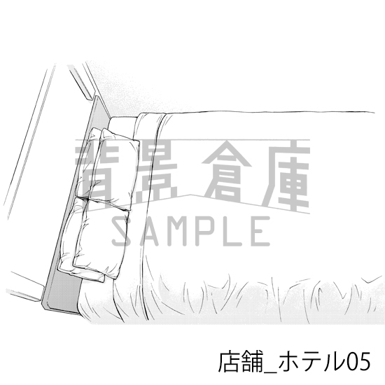 【トーンつき】店舗_背景素材集6(ホテル)