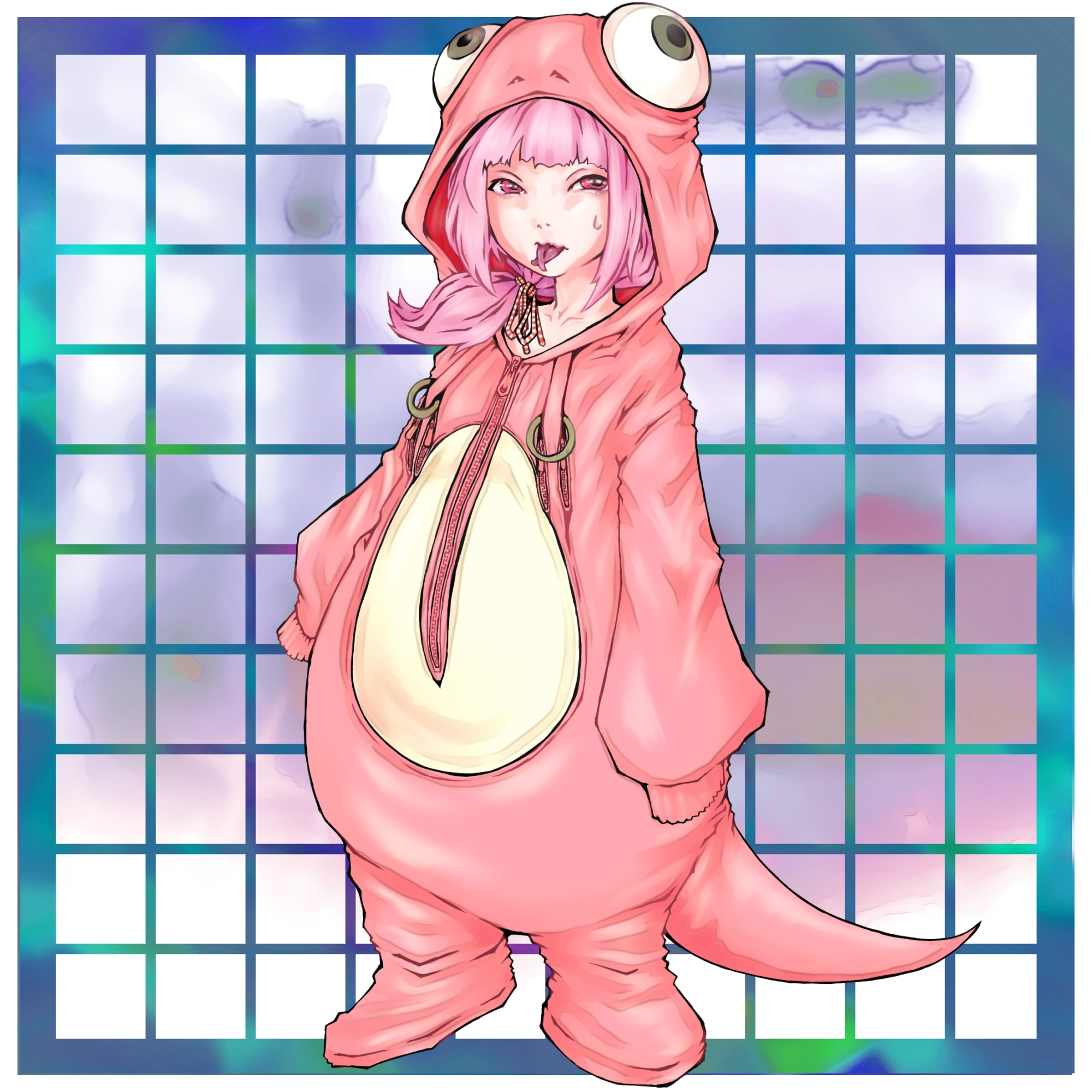 【着衣版】チーム貧乳乳首ピアス イラスト集