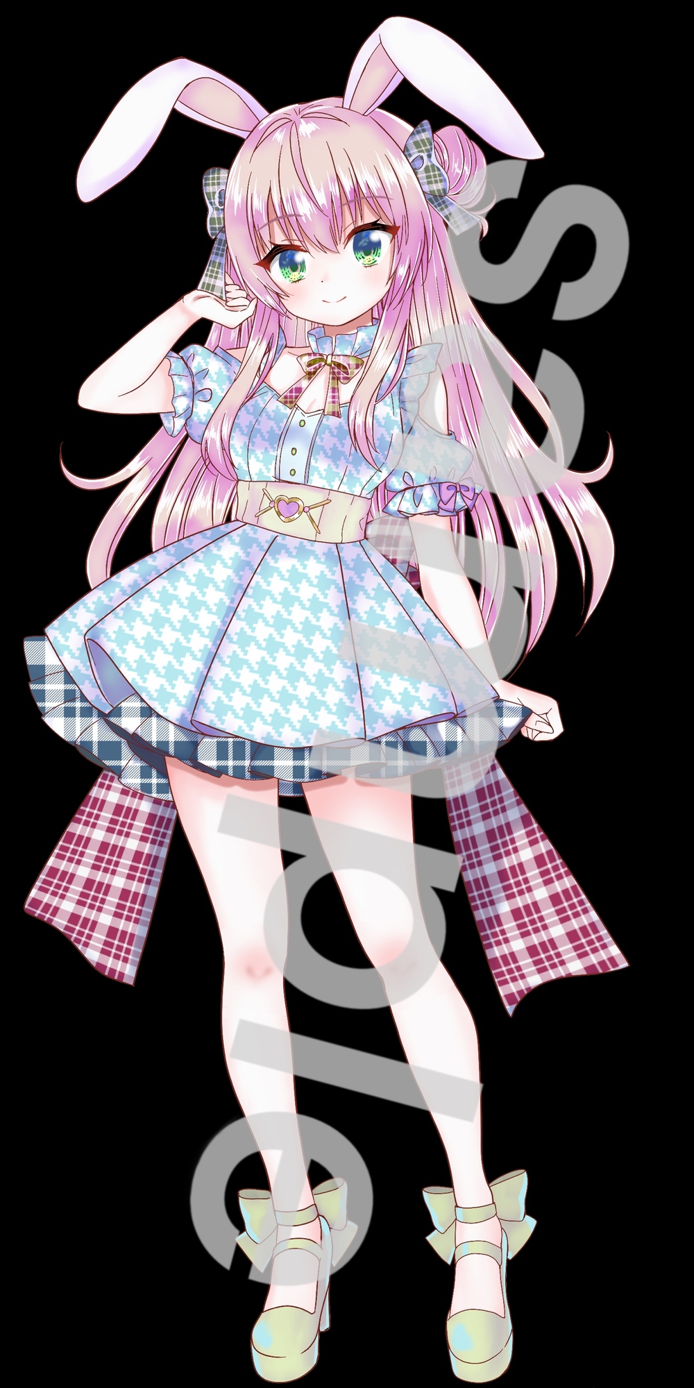 ファンタジー衣装の女の子立ち絵50