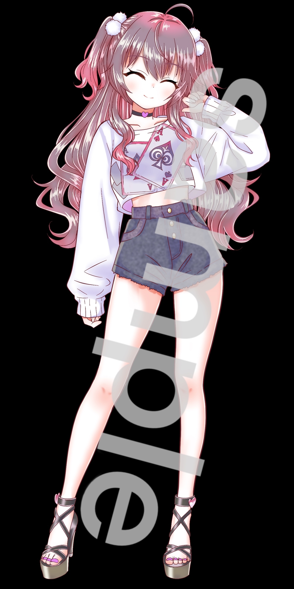 私服の女の子立ち絵27