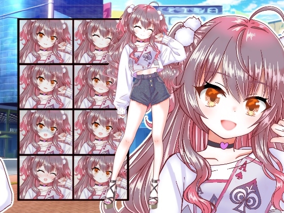 私服の女の子立ち絵27