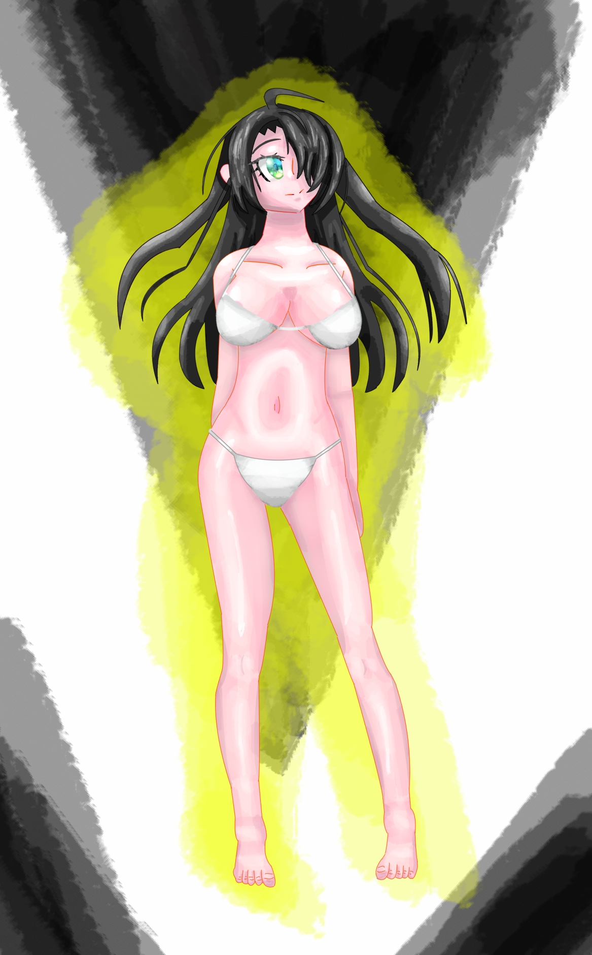 立ち絵素材25表情差分21種ビキニの女の子