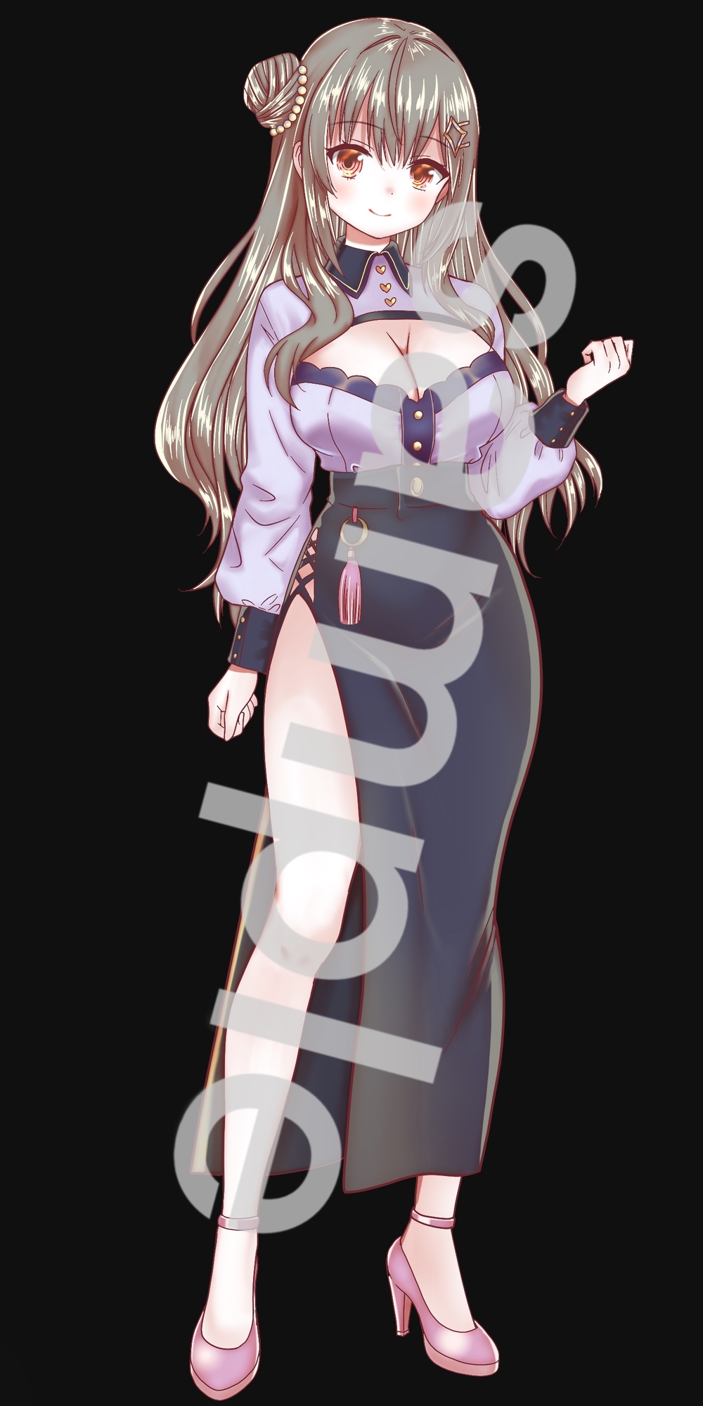 ファンタジー衣装の少女立ち絵59