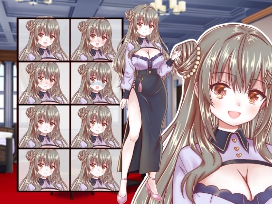 ファンタジー衣装の少女立ち絵59