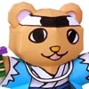 Paper model SAMURAI BEAR KUMATASO [Daumier_Smith]