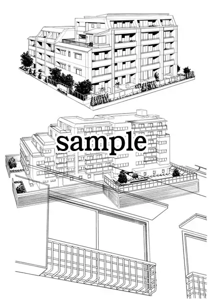 ビッグアイランド背景素材集『マンション編』 2