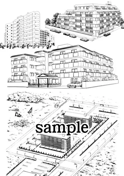 ビッグアイランド背景素材集『マンション編』 3
