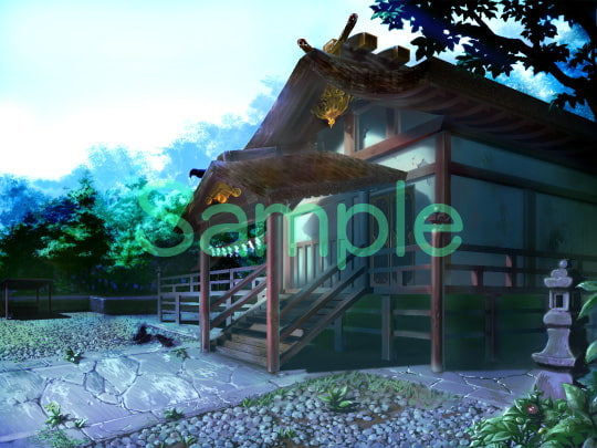 RJ110412 img smp1 RJ110412[130205][叢～むらくも～]むらくも著作権フリー背景CG素材集 04『山と神社』