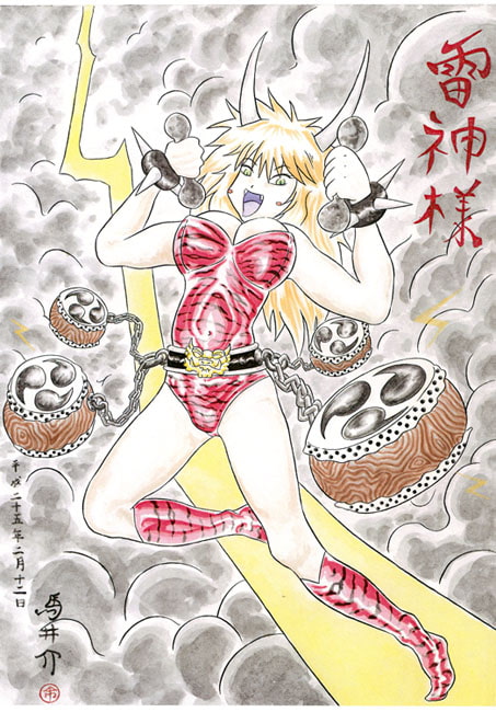 RJ117411 img smp1 RJ117411[130619][馬井介]馬井介イラスト集1「聞け神々の声」