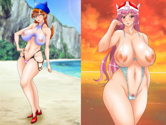 RJ119580 img smp1 RJ119580[130805][水無月堂本舗]ドラ○ンク○スト4 あぶない水着CG集～ブ○イのあぶない水着ショー～