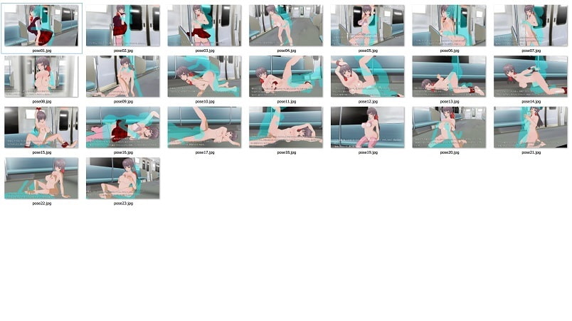 RJ149773 img smp2 RJ149773 [150203][紅屋 妙人]ポーズデータ集 痴漢奴隷にされたお嬢様