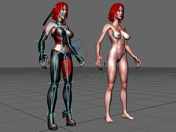 RJ156109 img smp3 RJ156109 [150527][newhere]BloodRayne (Comes with Rig) For LightWave 3D 9.2