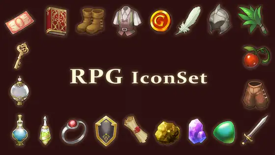 RPGアイコン素材セット 1