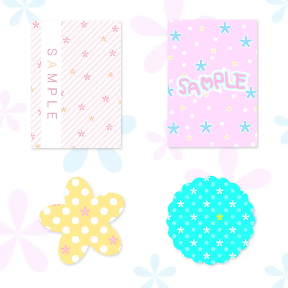 SIMPLE CUTE BACKGROUND -FLOWER- 7