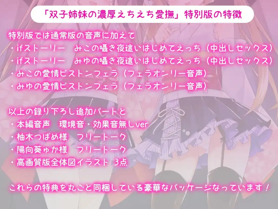 【特別版】双子姉妹の濃厚えちえち愛撫 ~可愛い妹達の愛情えっちでとろとろにしてあげる~ 3