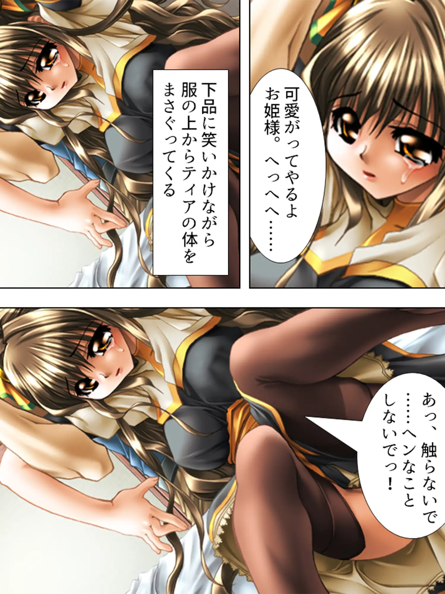 盗賊団に穢され淫らに開発された姫の全穴 4