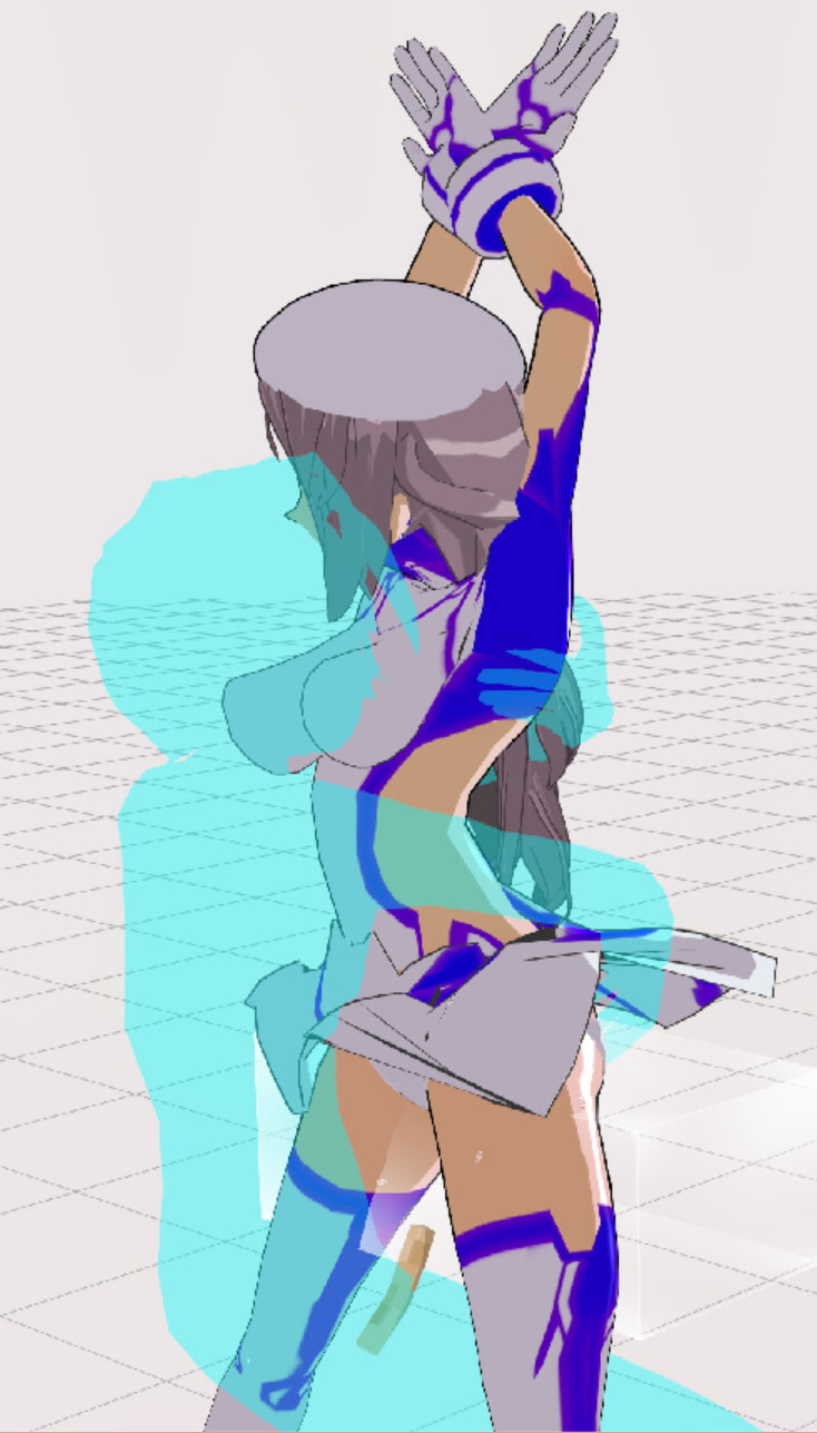 3Dカスタム少女追加モーション立位smallpack6