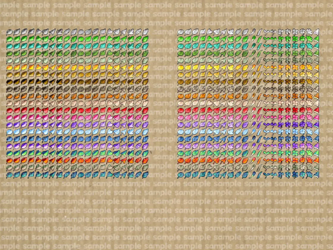 アイコンセット 21 ~葉っぱ~ 2