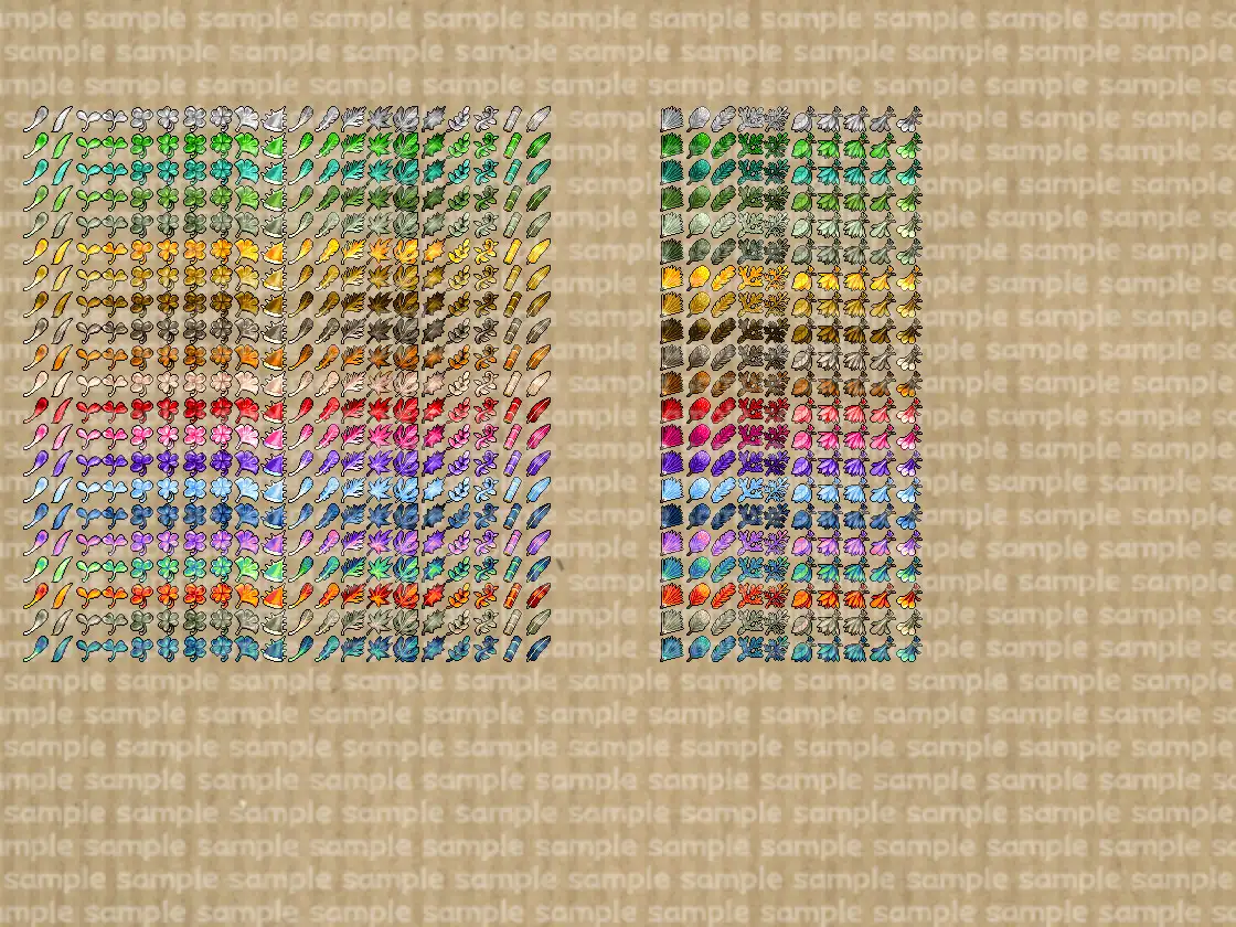 アイコンセット 21 ~葉っぱ~ 3