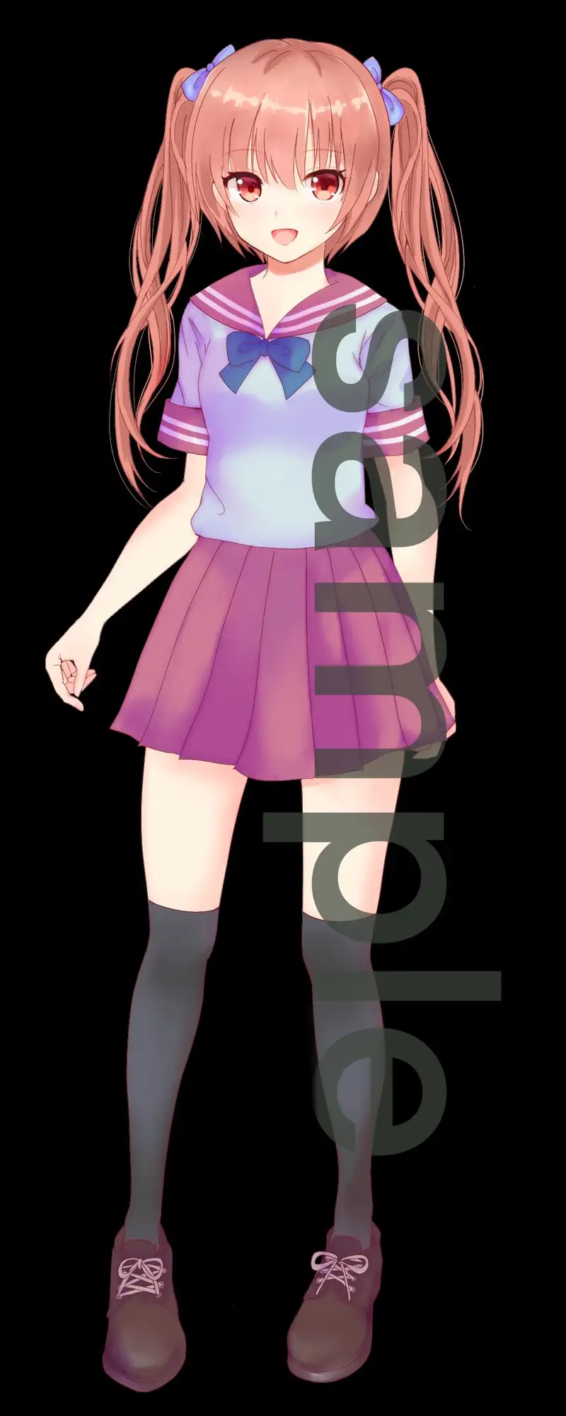 制服の女の子立ち絵28 2