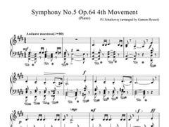 Tchaikovsky's Symphony No.5 For Piano [Gamon-ya]