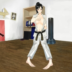 Mari teaches you Karate! Okinawan Dialect Version [KARATE LOVE STORY]