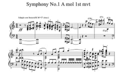 Gamon-Ryusei Symphony No.1 A Minor (我門 隆星 交響曲第一番 イ短調) [Gamon-ya]