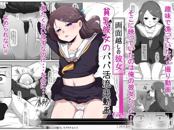 画面越しの彼女～貧乳彼女のパパ活流出動画・file.01～