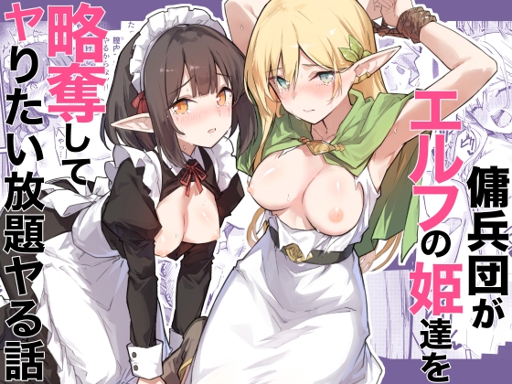 傭兵団がエルフの姫達を略奪してヤりたい放題ヤる話