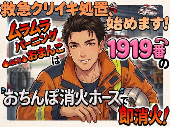 救急クリイキ処置、始めます！ムラムラバーニングおまんこは1919番のおちんぽ消火ホースで即消火！