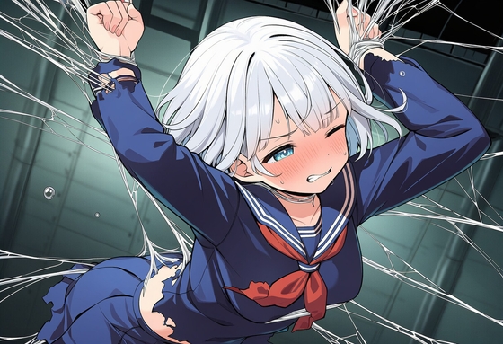 特別捜査官の少女、魔物にスキルドレインをされ敗北