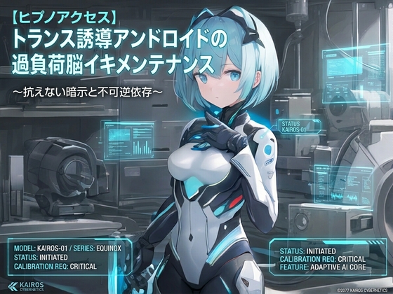 【ヒプノアクセス】トランス誘導アンドロイドの過負荷脳イキメンテナンス 〜抗えない暗示と不可逆依存〜【脳イキ】