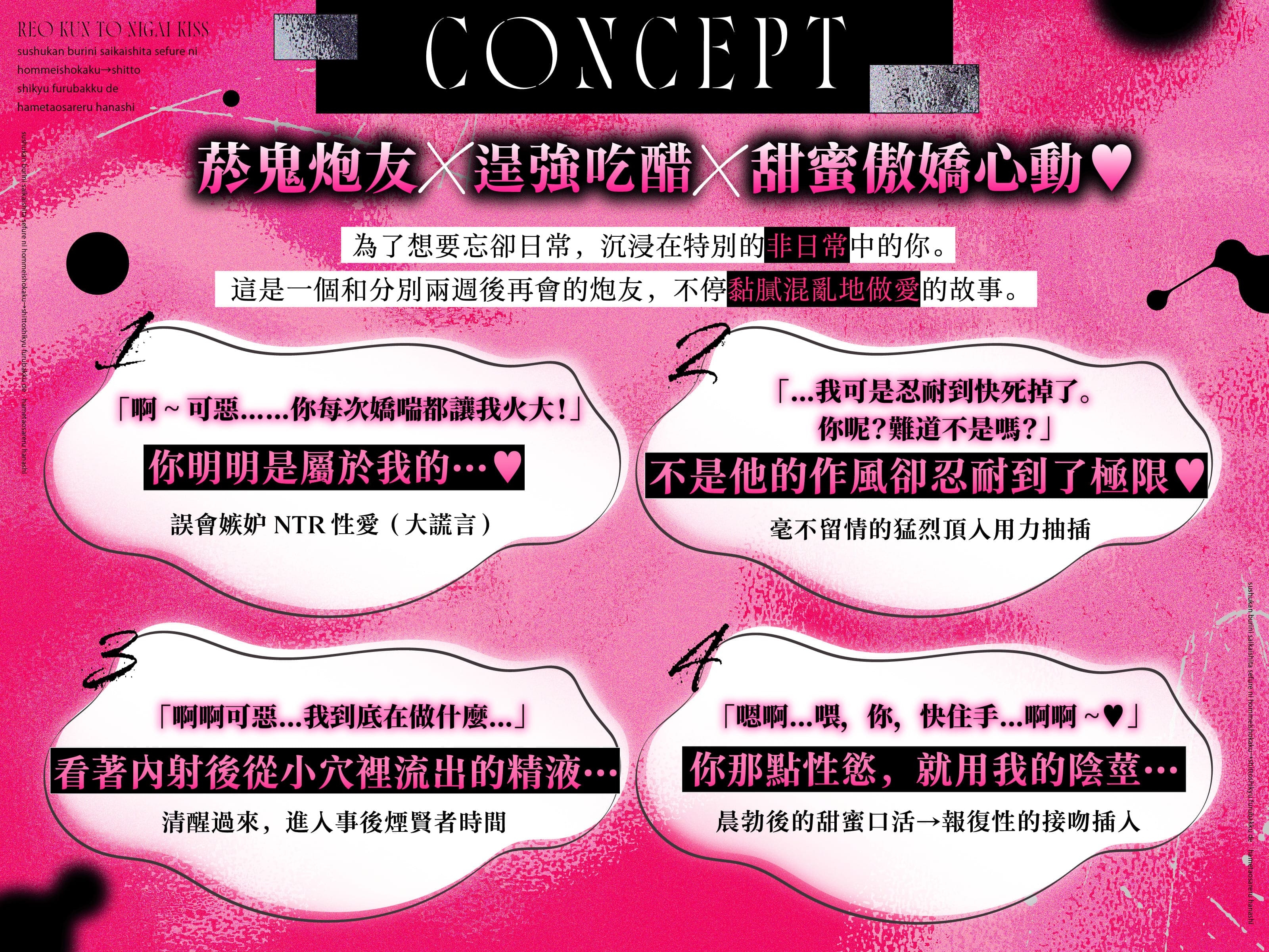 與玲央的苦澀之吻。【本命升級→嫉妒子宮被全力後入狂插的故事】如果出軌就插入100萬次♡