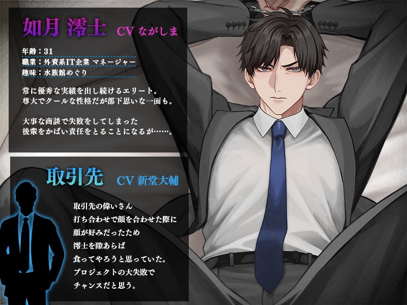 エリート上司、チン堕ち屈服宣言 ~部下を庇って亀頭磨き!調教絶頂アナル謝罪~