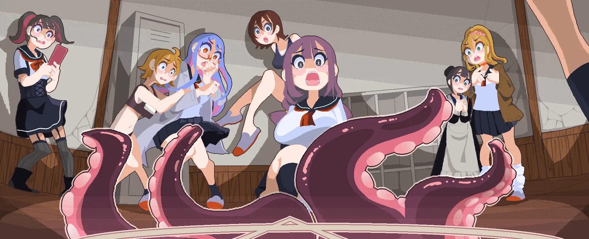 触手ガールズハント～廃校でイグイグ～_5