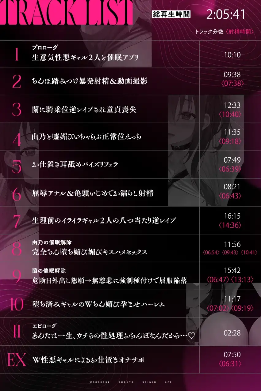【期間限定4大特典】W生意気性悪ギャルをわからせ調教する催○アプリ～いじめられた屈辱はちんぽで返す。常識改変逆レ○プ→催○解除で復讐する学園性活～_11