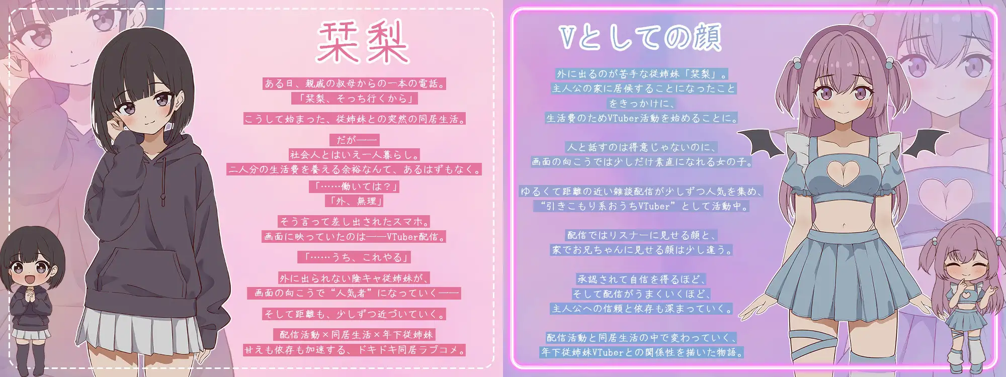 突然同居した従姉妹はVTuberになるらしい-俺だけが知る秘密の素顔-_10