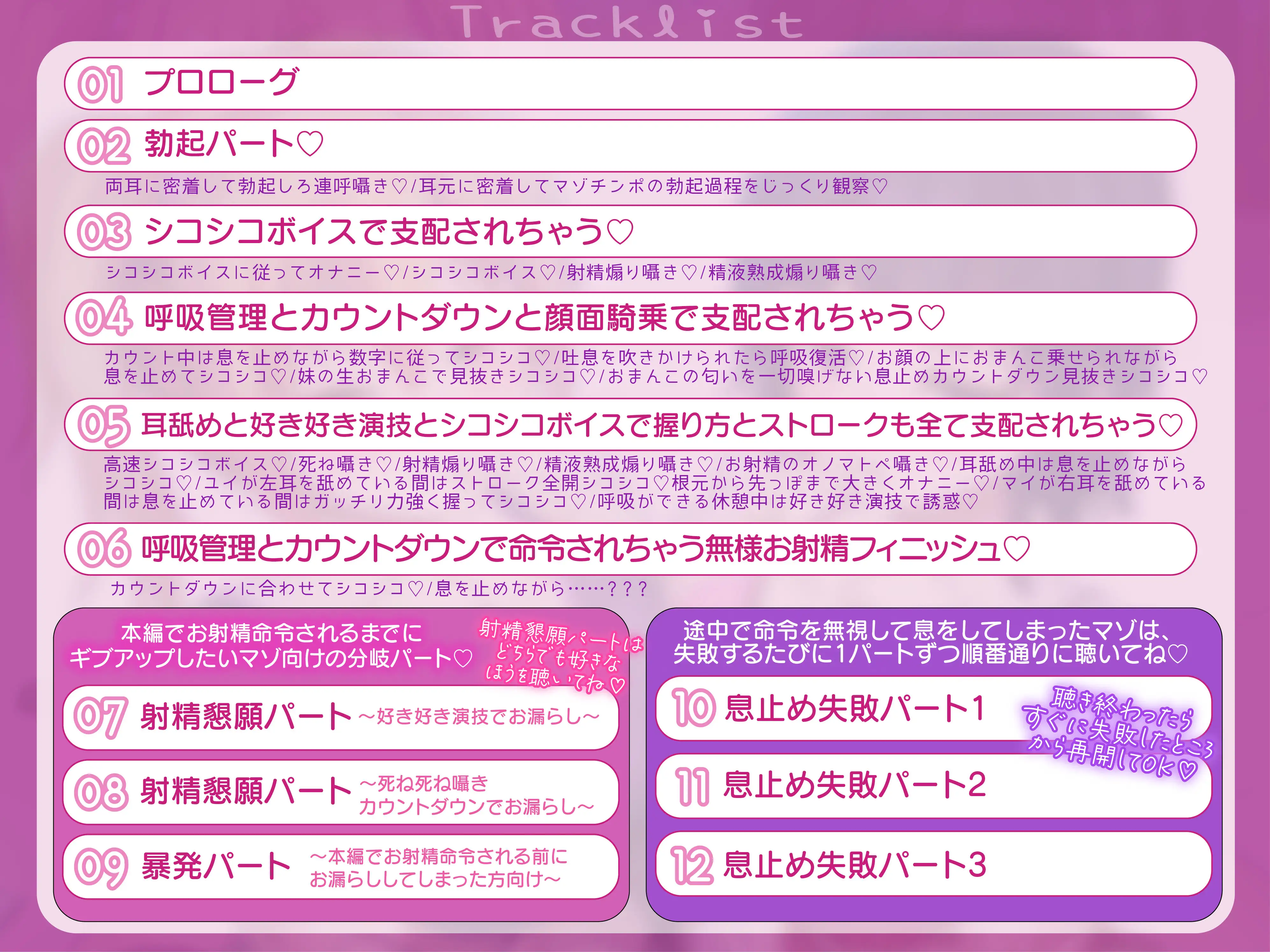 意地悪な妹達にオナサポ音声好きがバレちゃって呼吸管理でオモチャにされちゃう地獄の射精我慢遊び♡_12