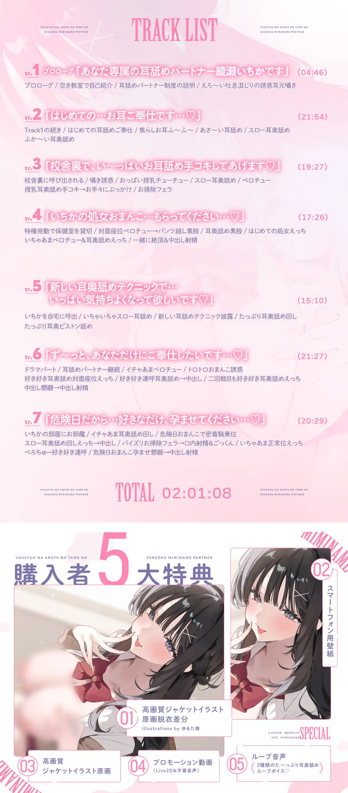 【全編耳奥舐め】優秀なアナタのための