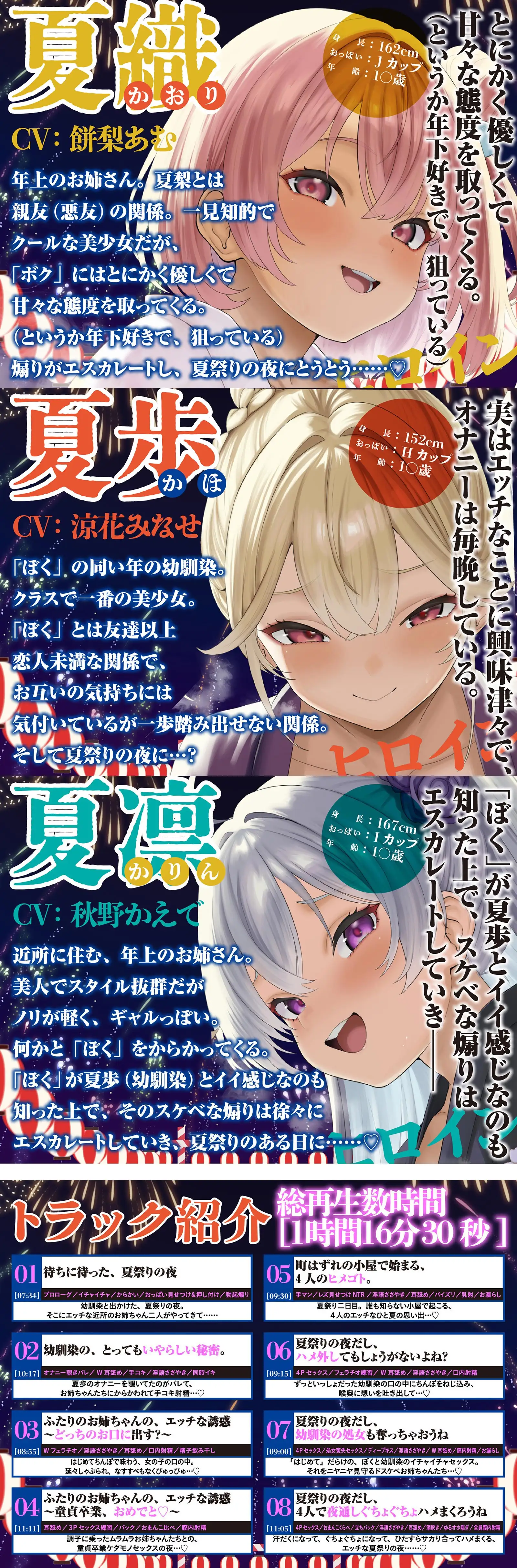【LIVE2D動画つき】夏の田舎はまっサカり。～夏祭りの夜に近所の女の子たちとハメを外してヤリまくる、ドスケベな関係になってしまった～【田舎×青姦×おねショタ】_14