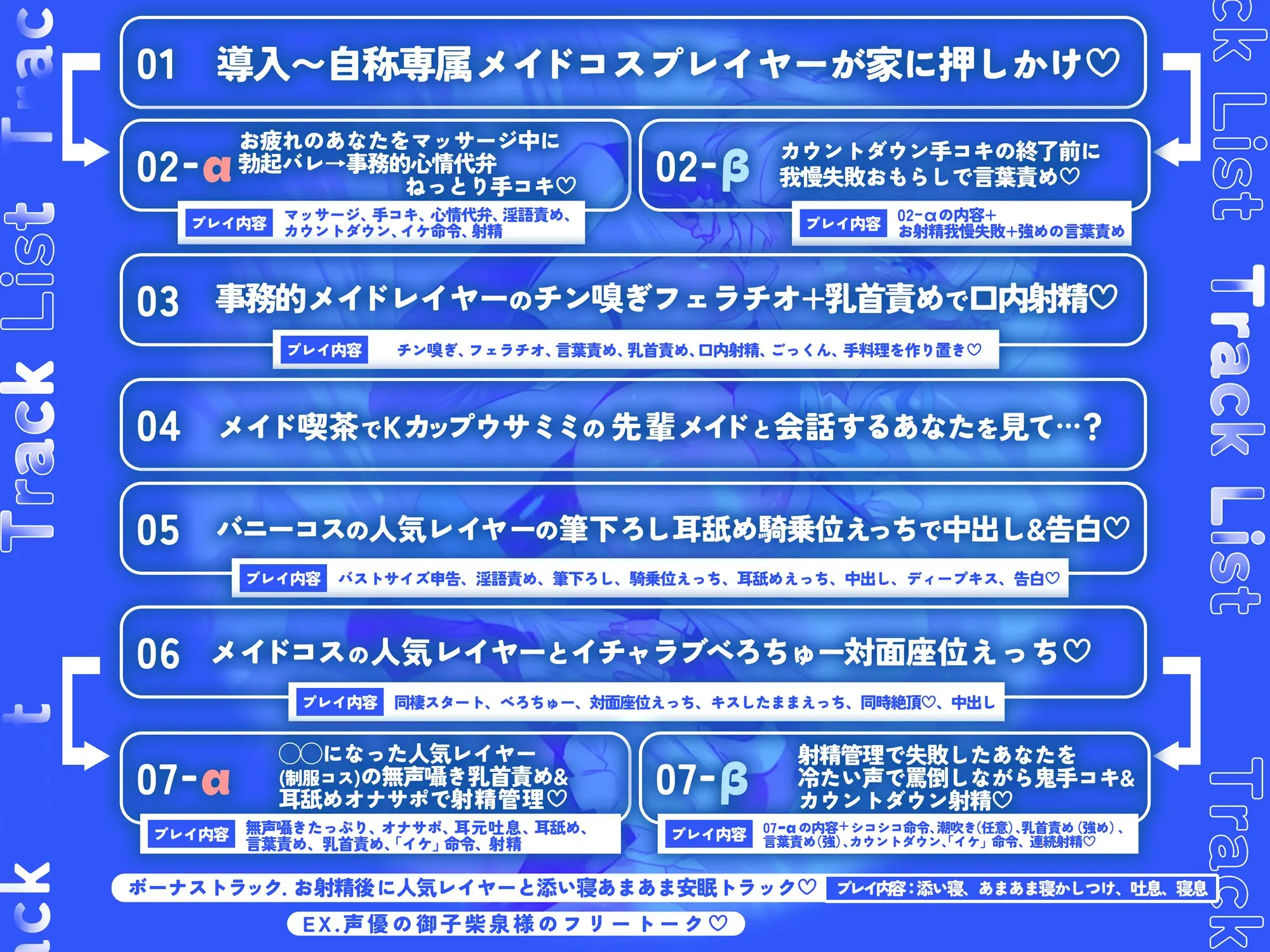 ✅6/28まで限定特典✅【逆転なし×敗北分岐ルート♡】あなたを大好きな有名コスプレイヤー兼メイドカフェの人気キャストに事務的だけど好感度MAXなオナサポや筆おろし♡_7