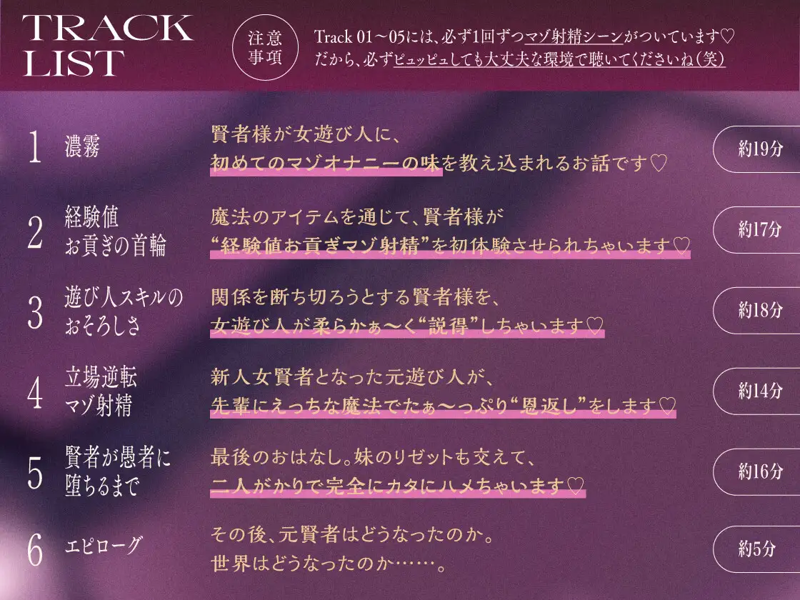 【連作短編オナサポ音声】賢者が愚者に堕ちるまで ～女遊び人のマゾ転がし経験値ドレイン～_11