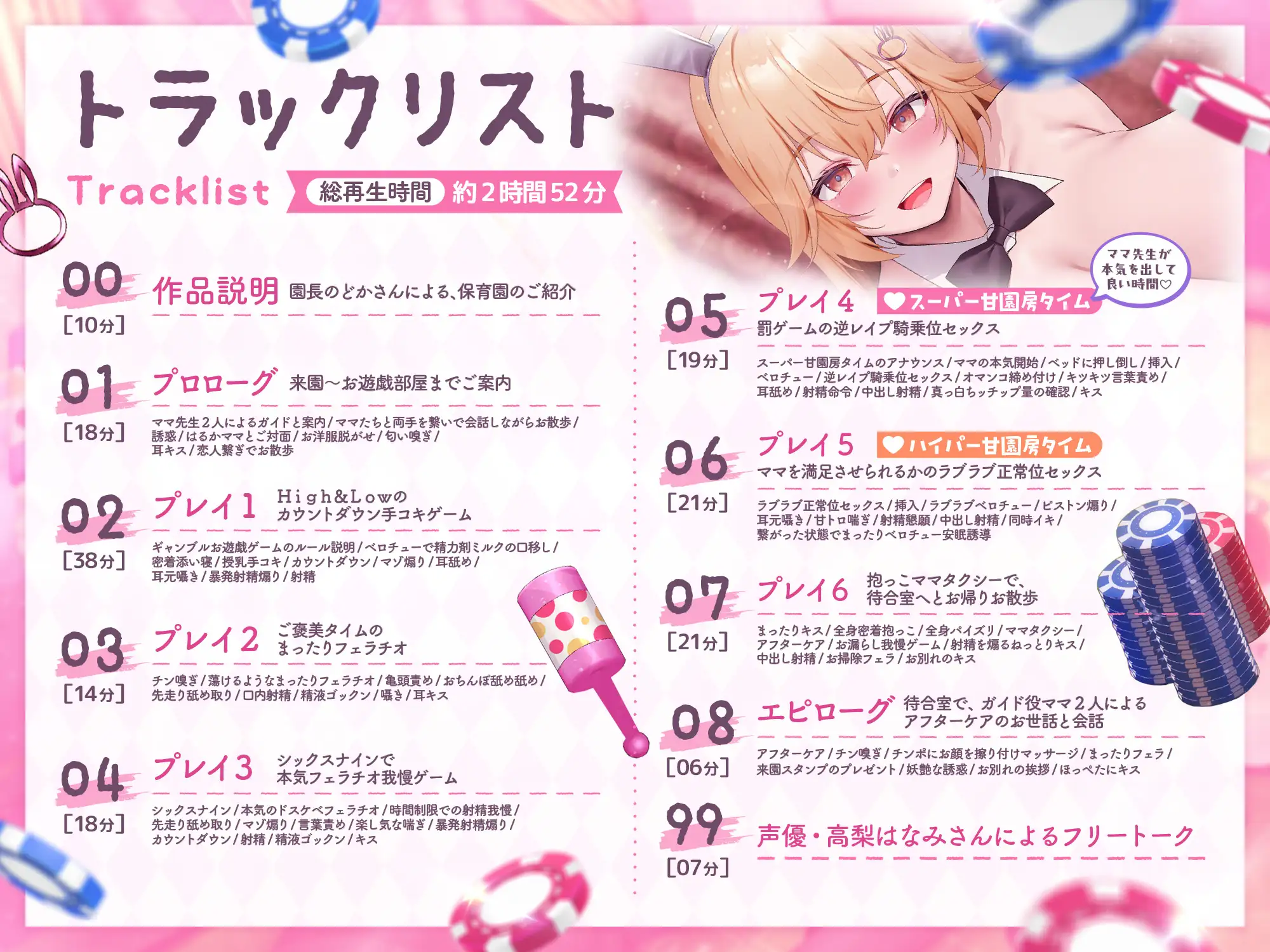 【初来演ver同梱】大人赤ちゃんのためのエッチな保育園 甘園房 はるかママ ~エッチなギャンブルお遊戯で真っ白ちっチップ搾り取ってあげまちゅ~【早期購入特典付き】_12