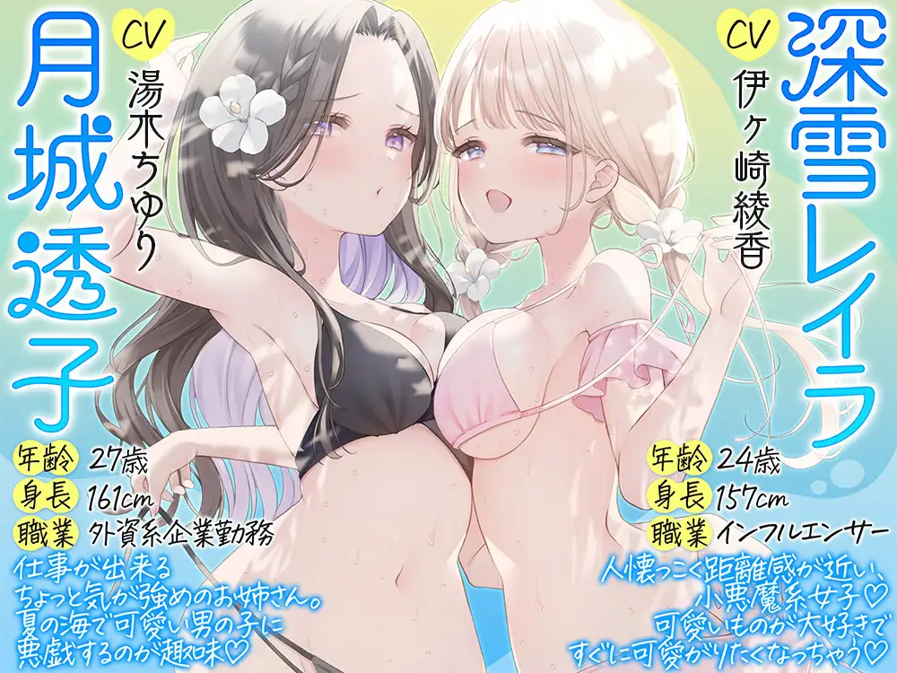 夏の海で恥ずかし～い♡開発済み乳首バレ！もっと雑魚雑魚乳首に開発されちゃいました♡_5