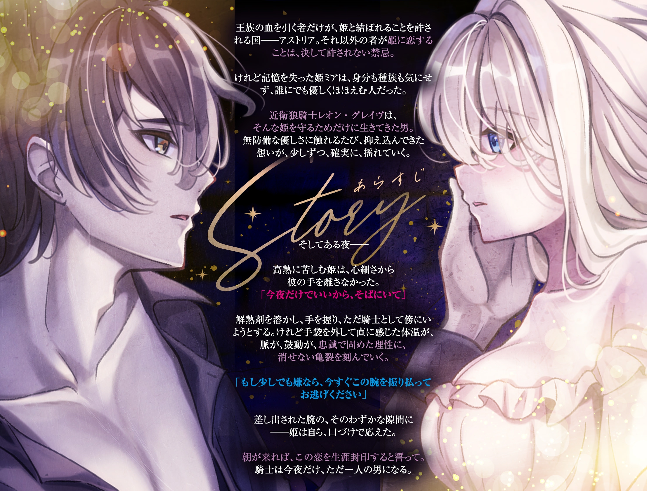 【禁忌の姫君と獣人たち】第1話×触れてはいけない距離で、彼は今夜だけ騎士をやめる - プレビュー 1