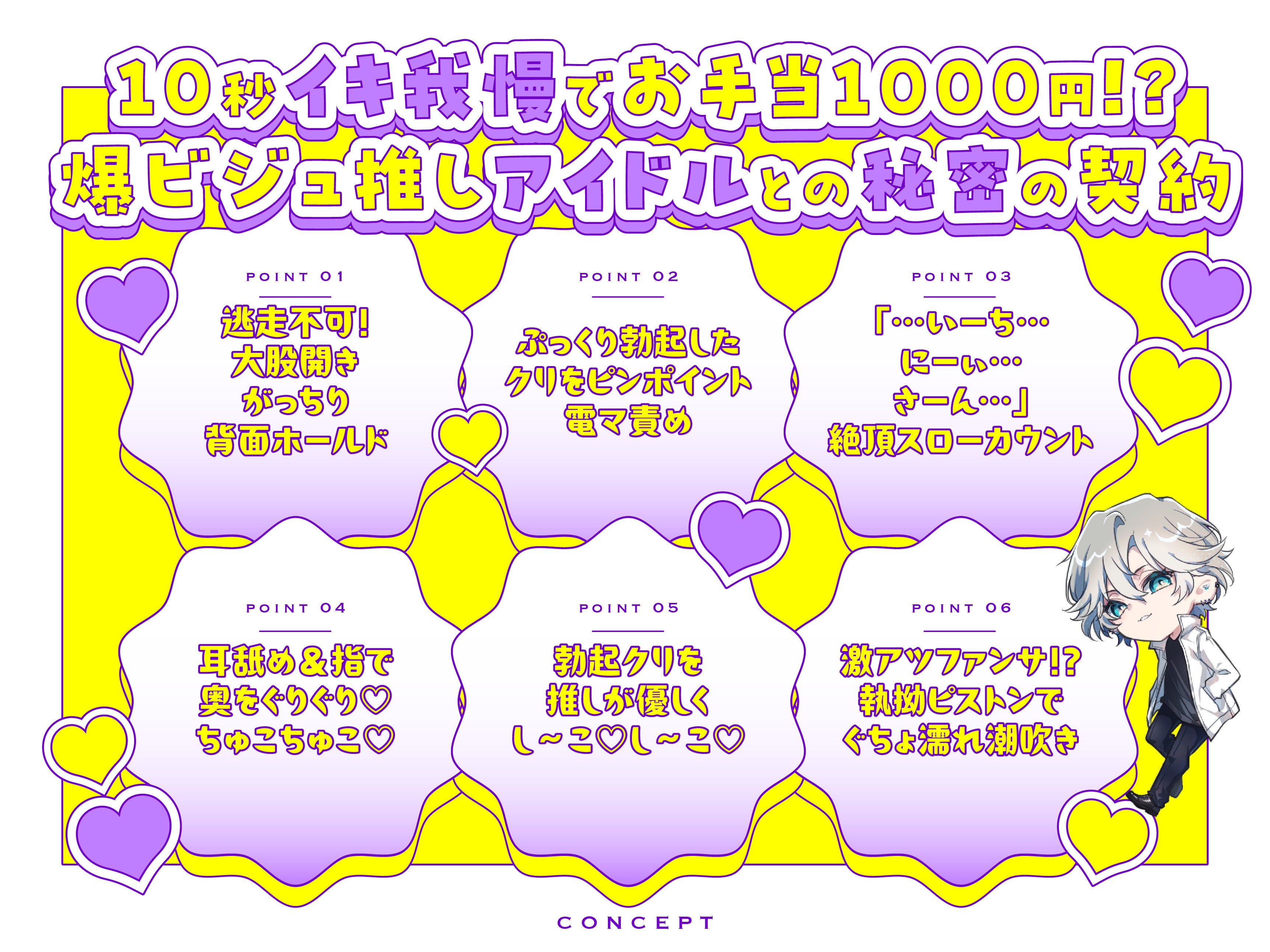推しとP活は永久機関！?～最推しSINOくんがエッチな対価で推し活費を貢いでくる件～【CV:六条銀】 - プレビュー 1